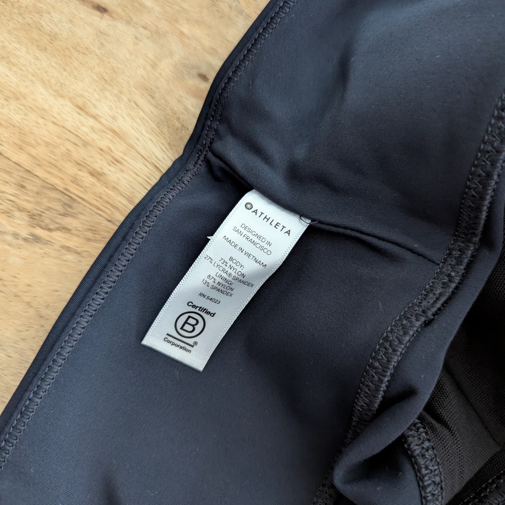 Athleta Black and Blue Stellar Tights - Picture 7 of 9